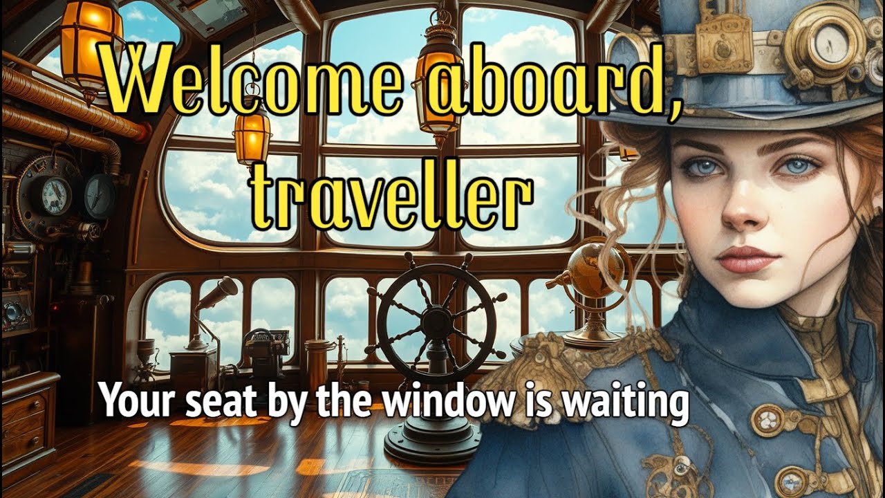 ABOARD THE TIME-TRAVELLING AIRSHIP &bull; Cozy Steampunk Ambience & Relaxing Music