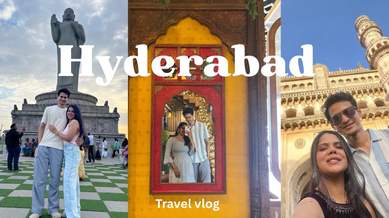 Hyderabad Travel Vlog | Charminar, Golconda Fort & Famous Biryani at Shah Ghouse & Shadab