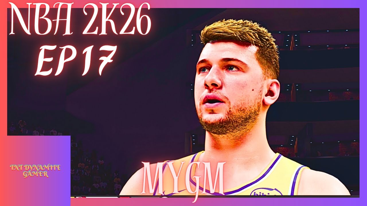NBA 2K26 MyGM | LA Lakers| Luka and the Lakers vs Ingram & Raptors | Ep17