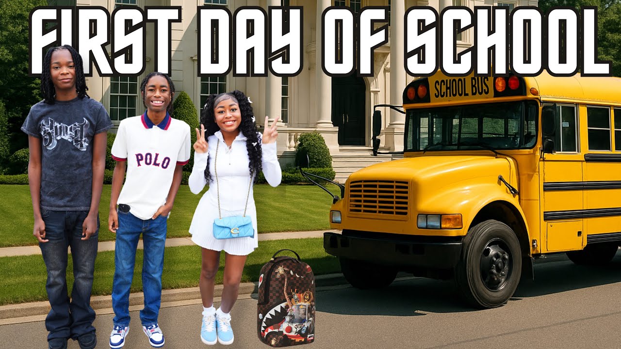 First Day Of School Vlog 🚌| GRW Aaliyah 💄