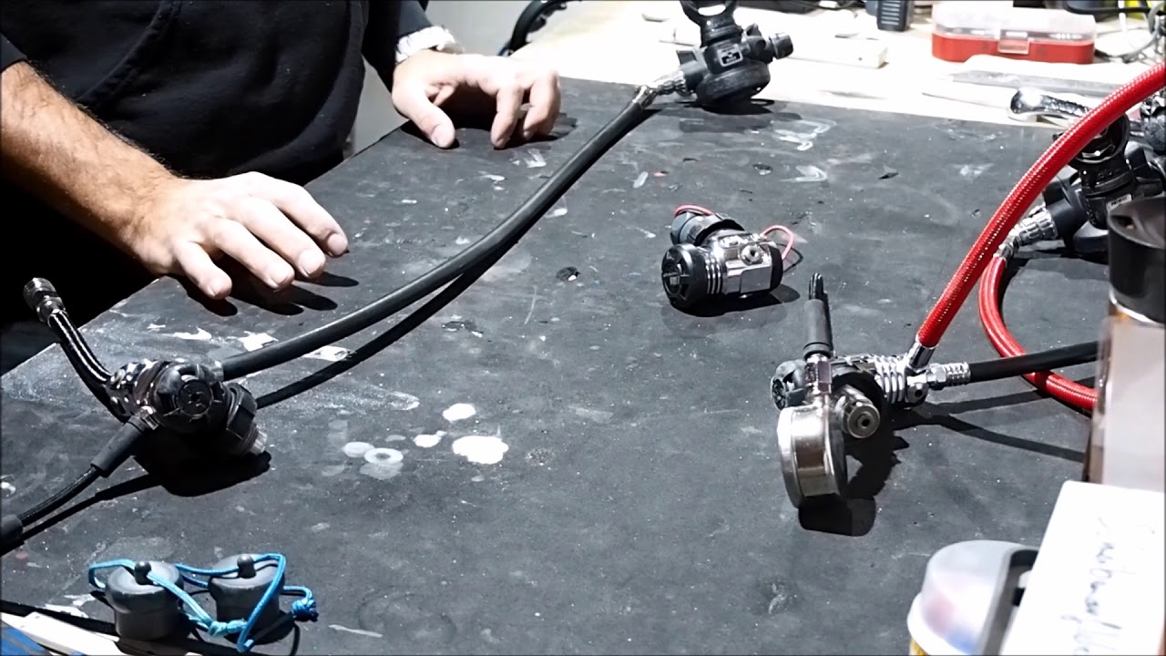 Sidemount Regulator Setup
