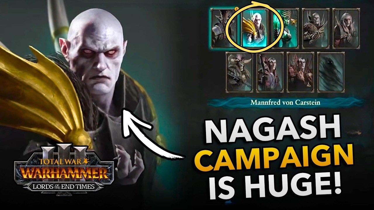 Nagash CAMPAIGN is FAR BIGGER Than Expected! (Mechancs & Units) | Lords of the End Times DLC