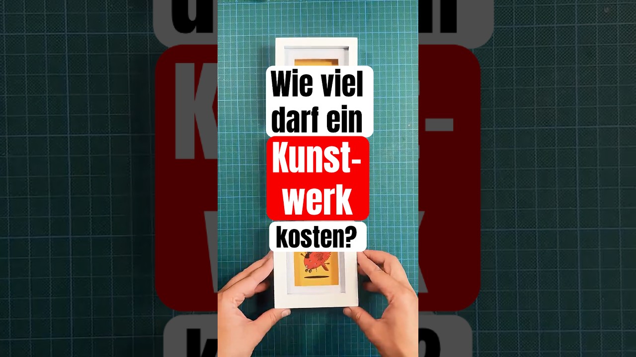 Wieviel ist ein Kunstwerk wert? 💸💸💸