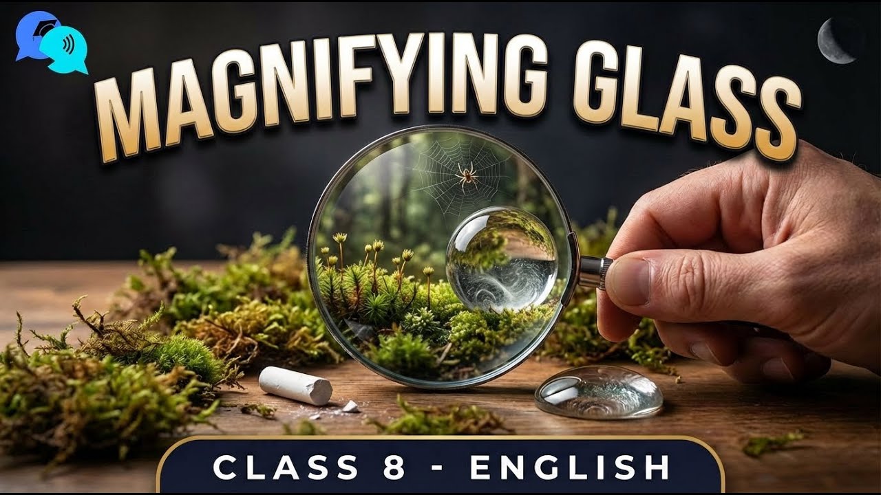Magnifying Glass Class 8 || Animated Video || Magnifying Glass Unit 5