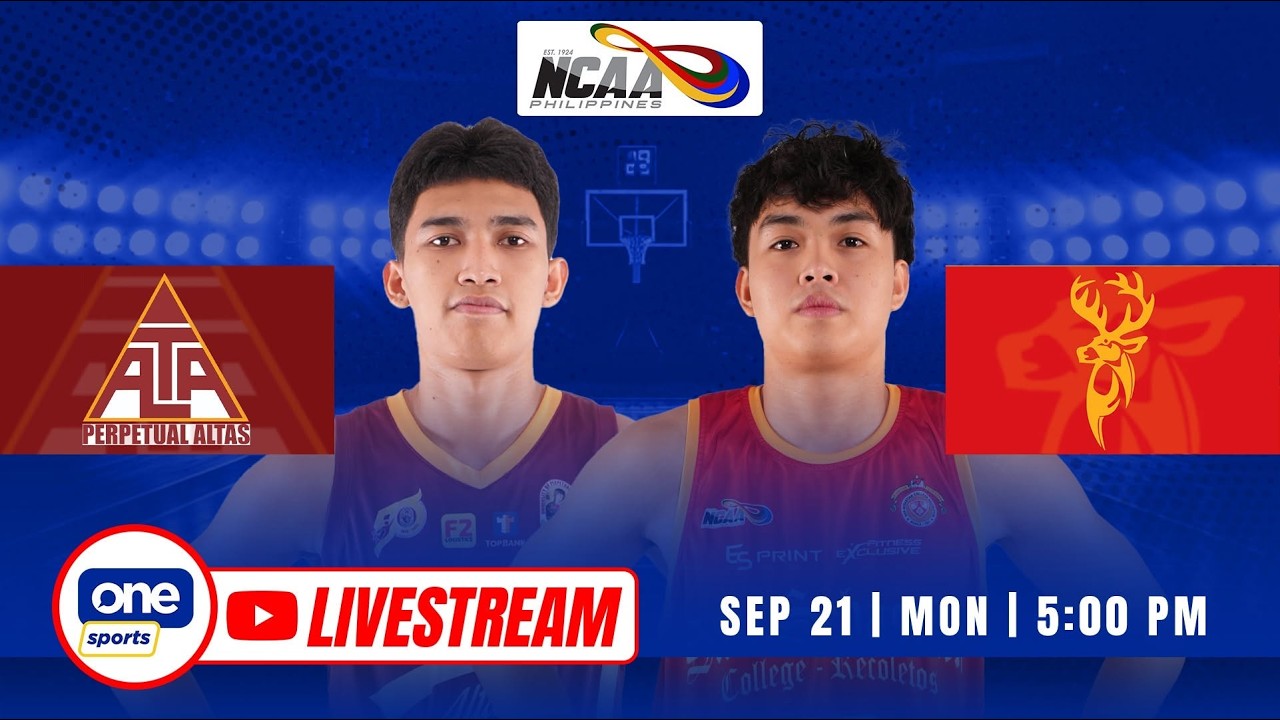 LIVE: PERPETUAL vs SAN SEBASTIAN | NCAA SEASON 102 MEN&rsquo;S BASKETBALL | SEP 21, 2026