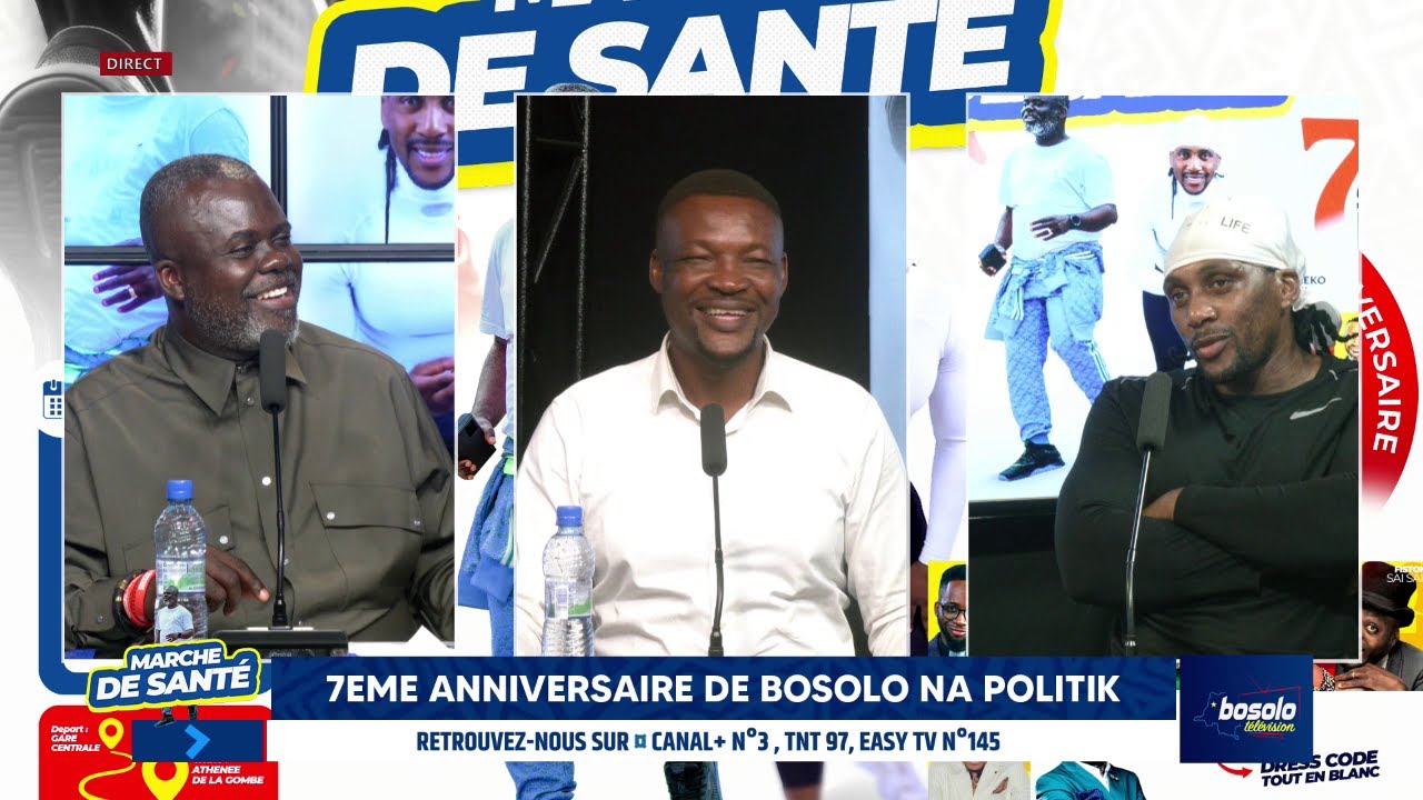 BOSOLO TELEVISION | MARCHE DES SANGOKU |  AVEC LE  COACH NKULULEKO