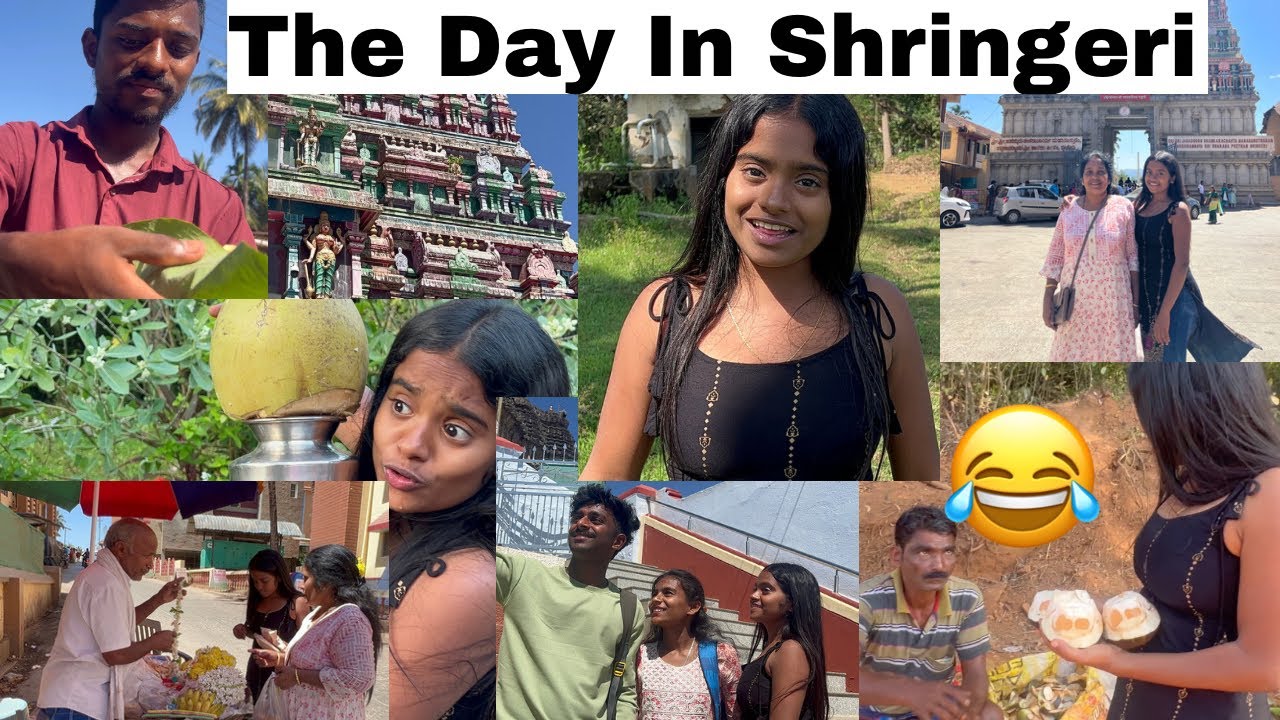The Day In Shringeri 😍Rakshita Tulu Talks #rakshita #tulu #tulunadu #shringeri #tulupaterga #tulus