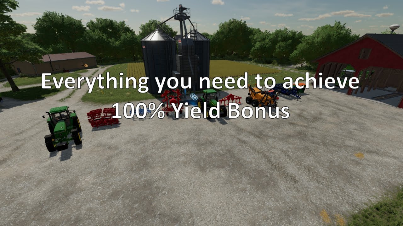 Maximizing Harvests: Achieve 100% Yield Bonus with Farmer Jim's Ultimate Farming Simulator 22 Guide!