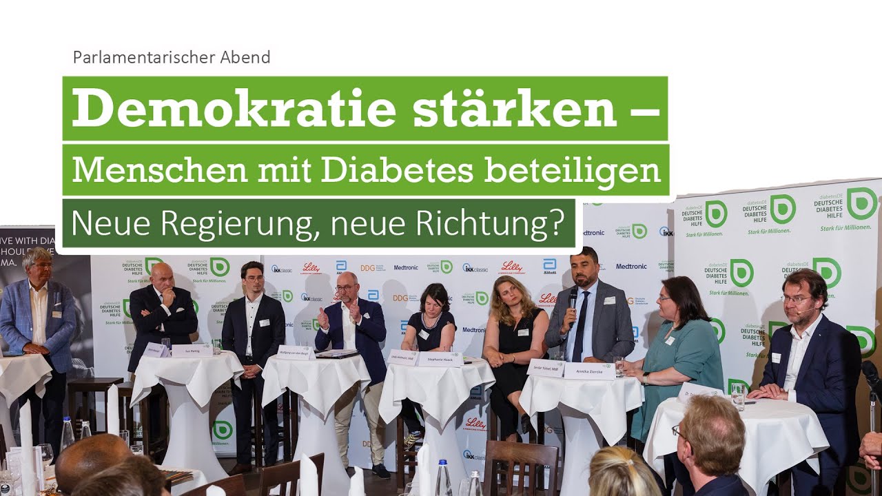 Parlamentarischer Abend: Demokratie st&auml;rken &ndash; Menschen mit Diabetes beteiligen 2025