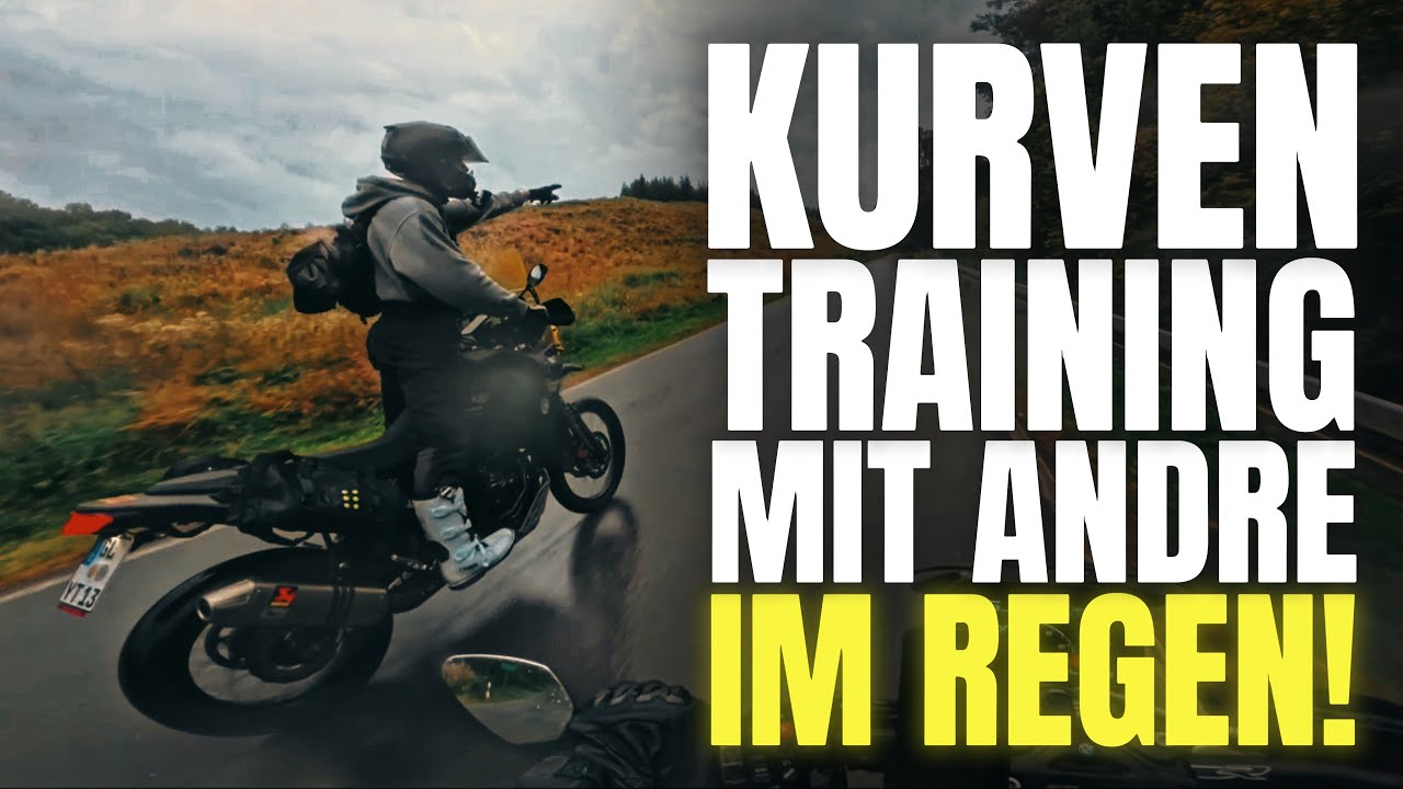 Motorrad-Coaching im Platzregen! So reagierst du RICHTIG bei Nässe 🚨