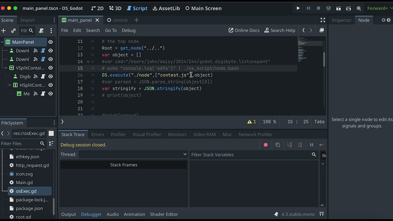 Godot Gaming API:  Web3 Nodejs Hack!!!!