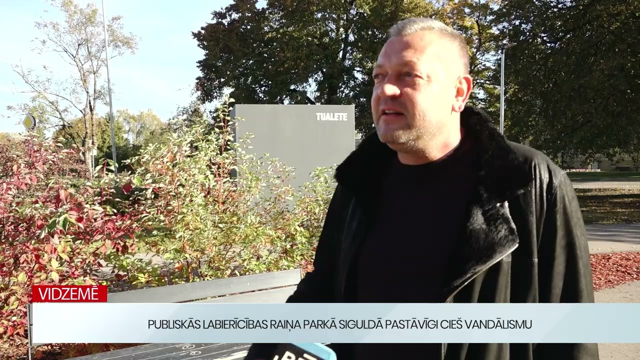 Aicinām cienīt darbu, kas ieguldīts Raiņa parka labierīcību sakārtošanā
