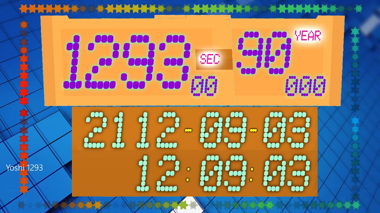 BCG 1,293 Seconds Stopwatch (90 Years Countdown 3.9.2022-2112 12:09:03) Remix Wii Play Find Unused