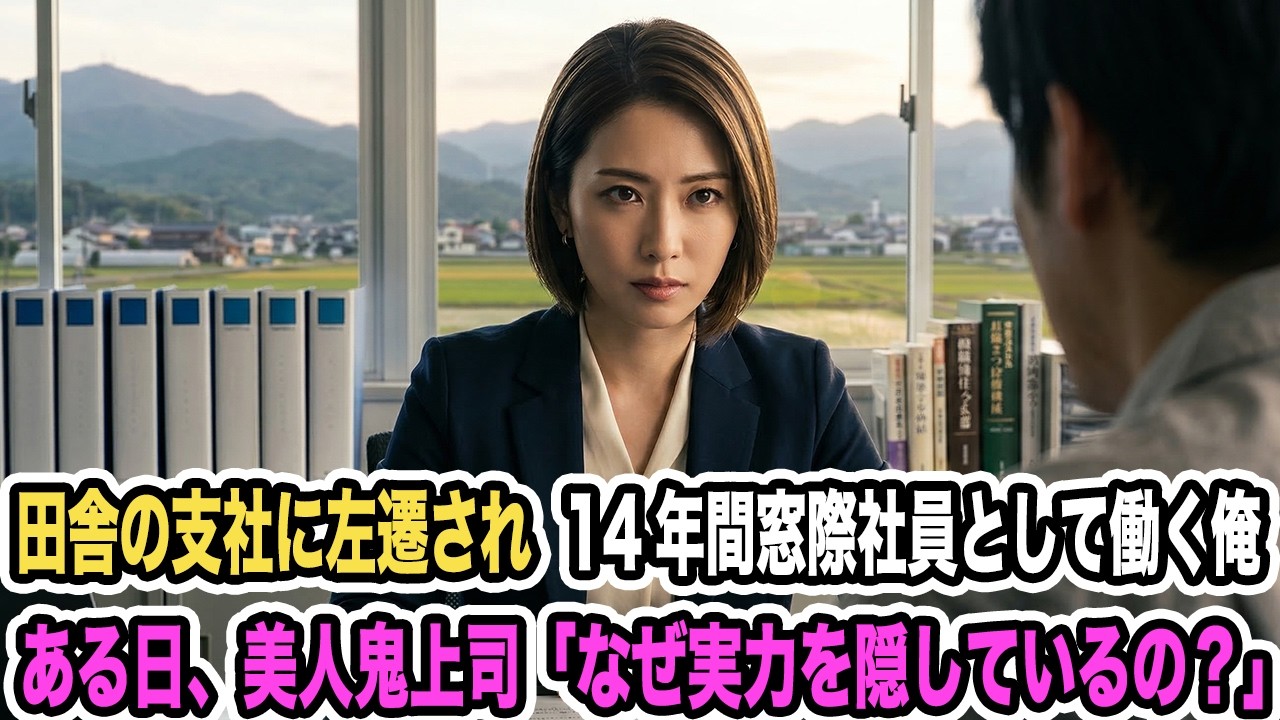 社長息子にハメられ田舎の赤字支社に左遷された俺。左遷先の美人上司の1週間分の仕事を1日で終わらせると「あなた一体何者！？」→まさかの展開に社長息子が顔面蒼白に…【感動する話】