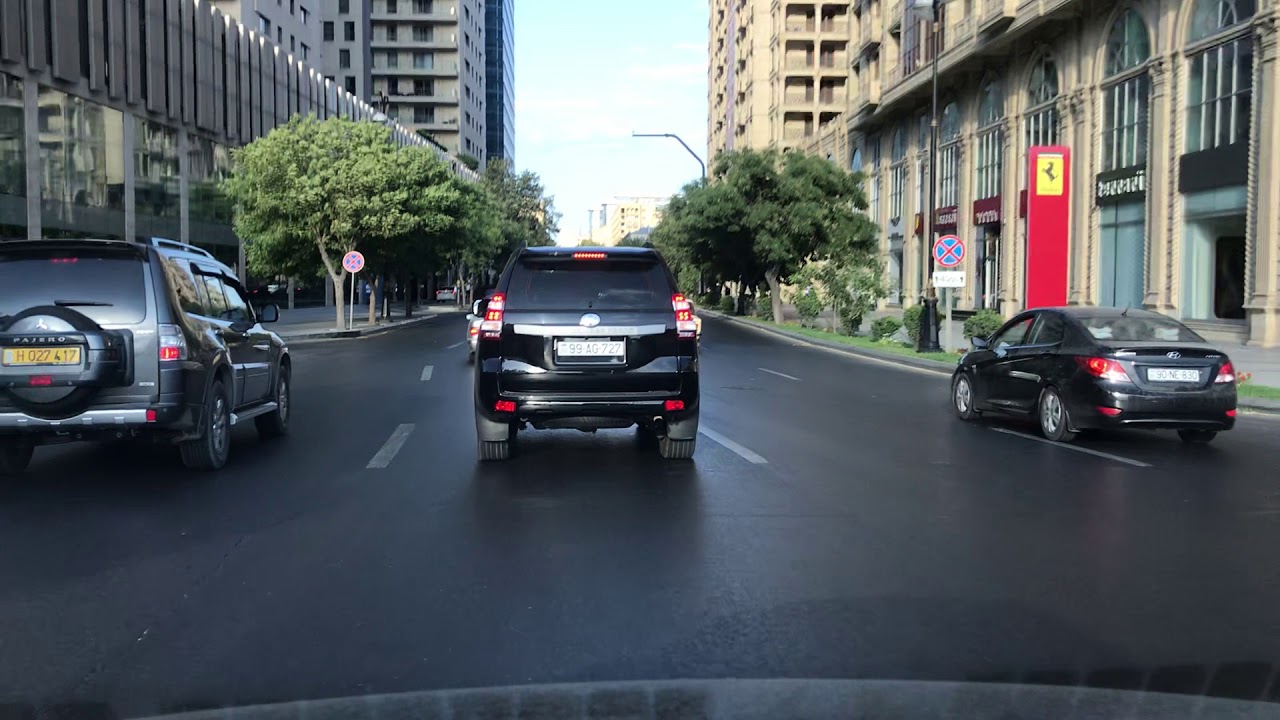 Driving in Baku