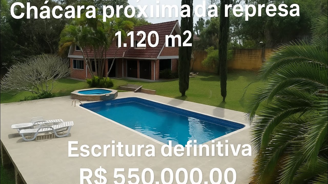 #298#Chácara 1.120m² com Vista para Represa | Escritura Definitiva | R$ 550.000,00