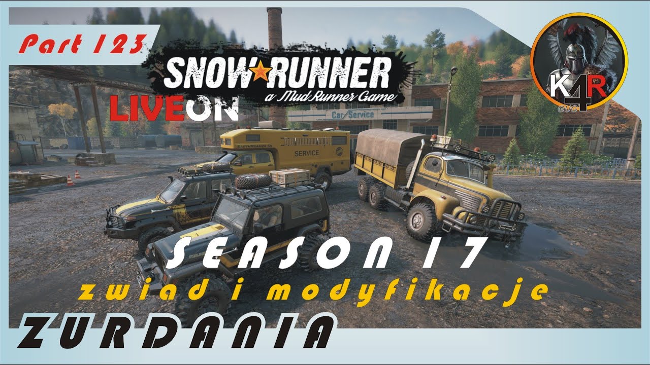 SnowRunner #123  Sezon 17 - ZURDANIA  - zwiad, przejazdy i modyfikacje / LiveOn PL