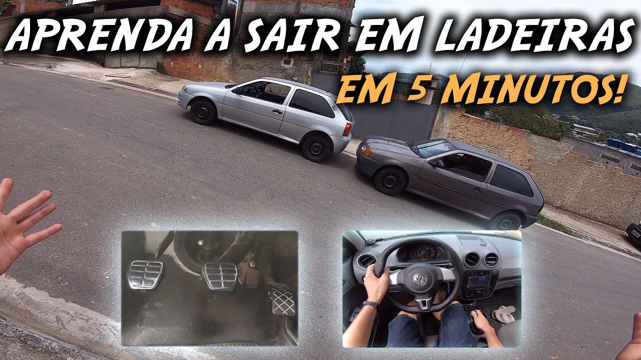 APRENDA A SUBIR LADEIRA SEM O CARRO VOLTAR PRA TR&Aacute;S EM APENAS 5 MINUTOS! PASSO A PASSO!