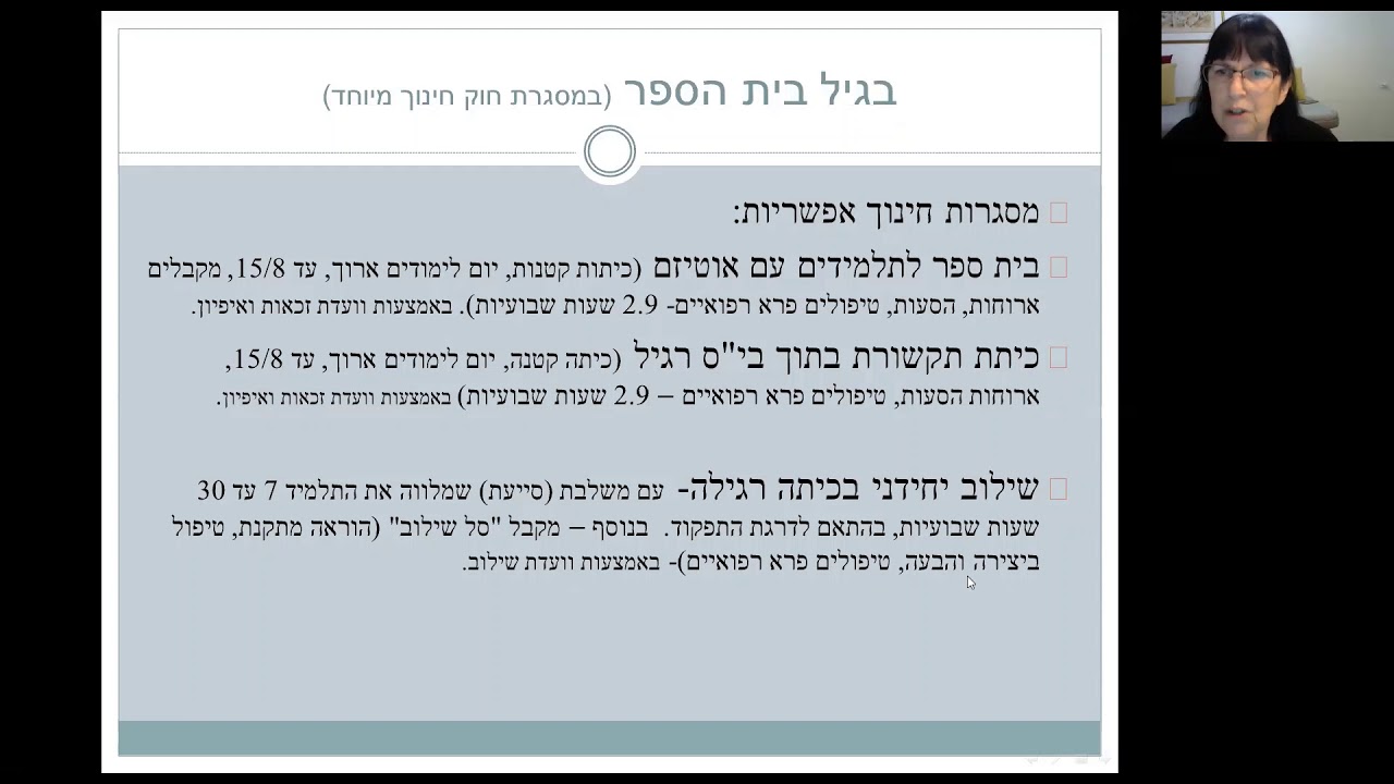 הרצאה בנושא: זכויות הורים לילדים עם אוטיזם.