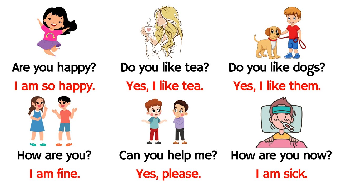 Daily Use English Question Answers |Fun Learning Question Answers