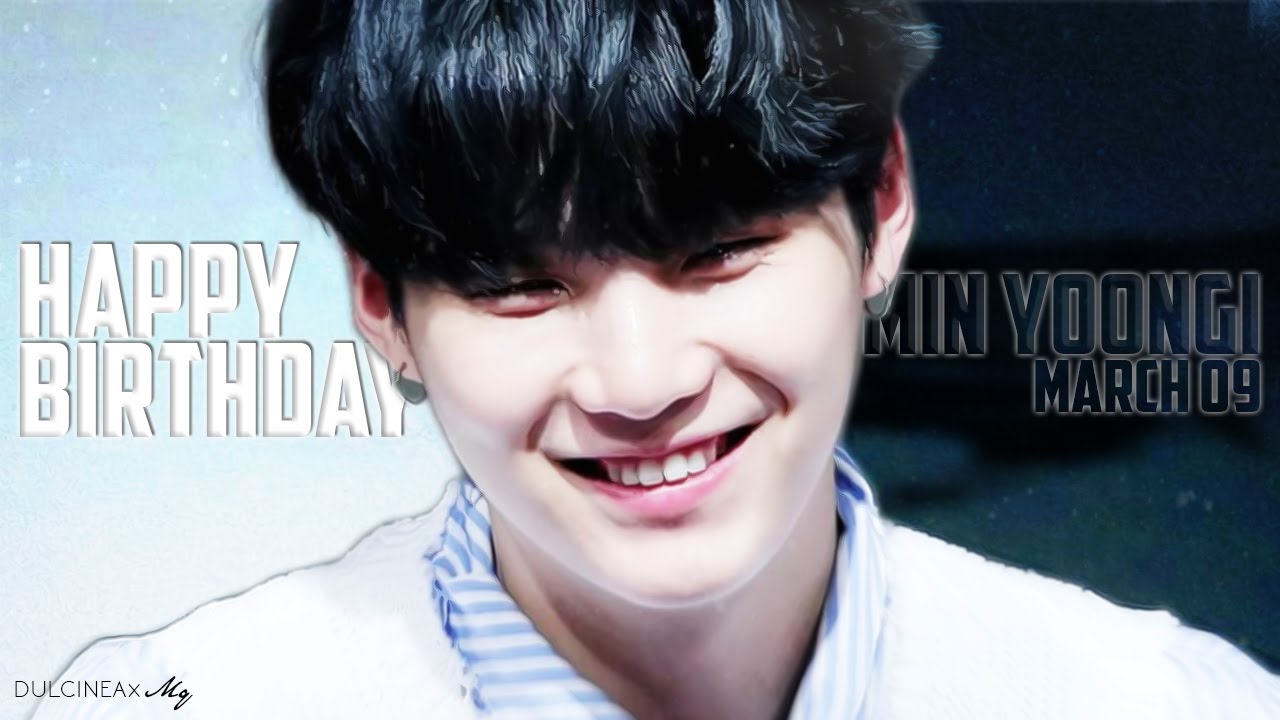 「fmv」BTS' Suga - love me now; 0903 happy birthday!