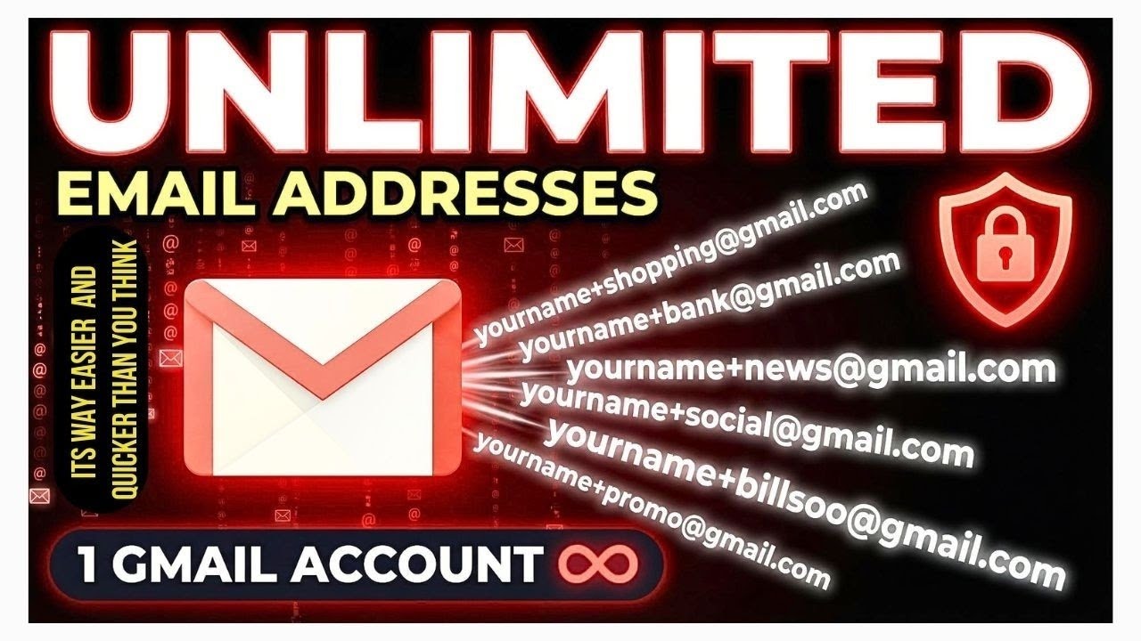 One Gmail Account, Unlimited Addresses &ndash; Here's How