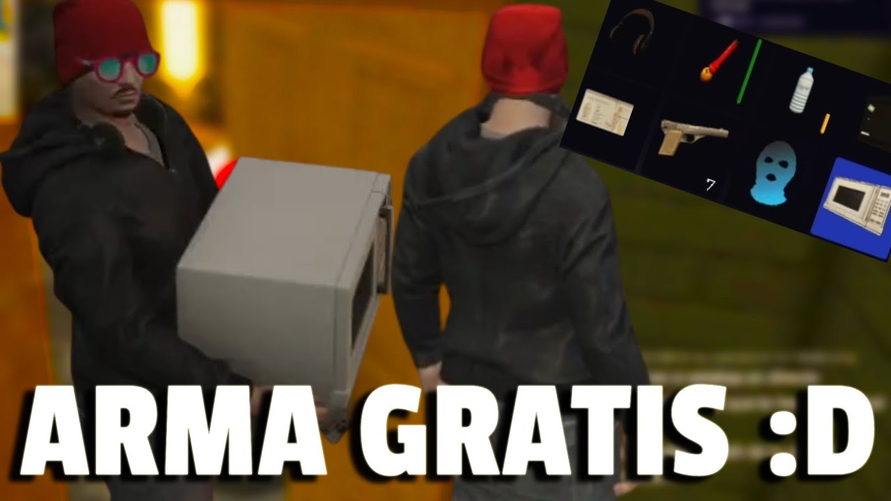 ROBANDO CASA *ME SACO UN ARMA GRATIS* EN GTA V ROLEPLAY | GTAHUB #294