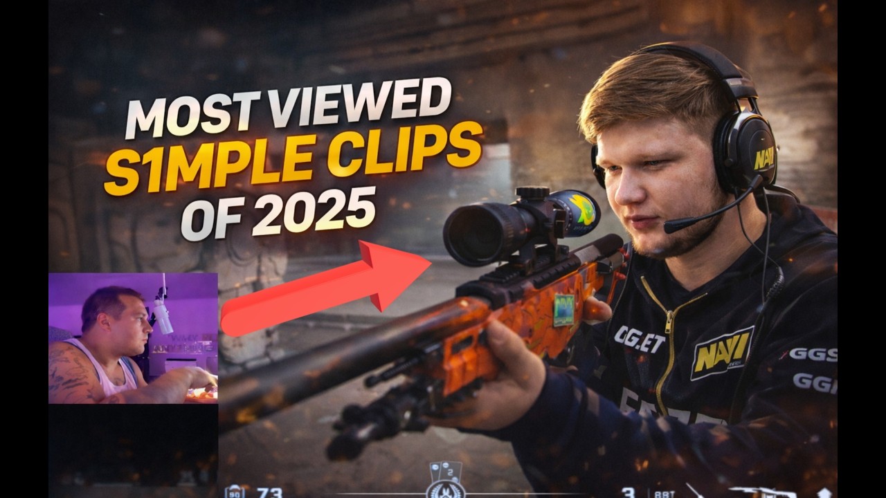 LOBANJICA REACTS TO S1MPLE MOST VIEWED CLIPS 2025