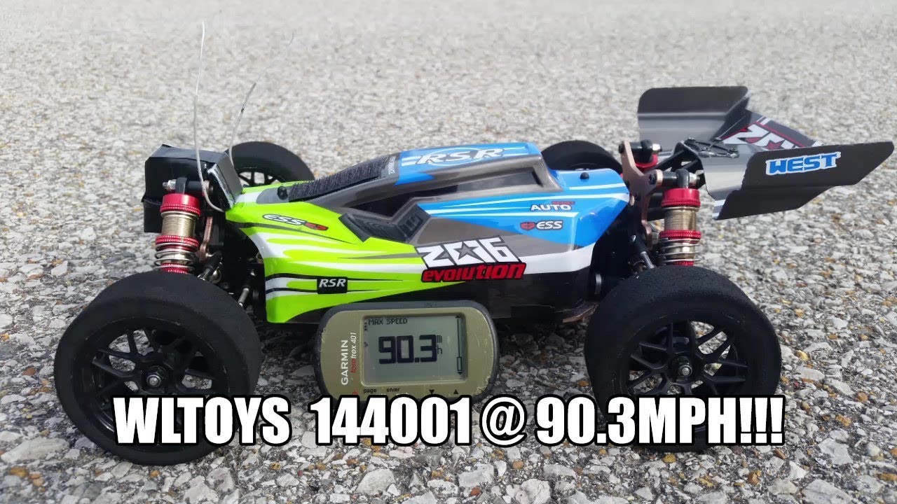 WLTOYS 144001 Buggy @ 90.3mph (145.32kmh)