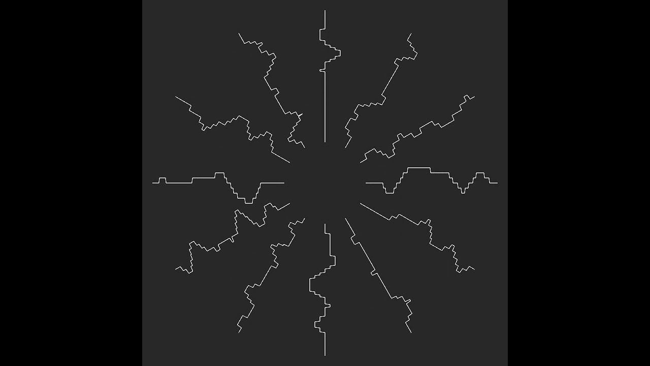 凹凸.  #プログラミング #creativecoding #openframeworks