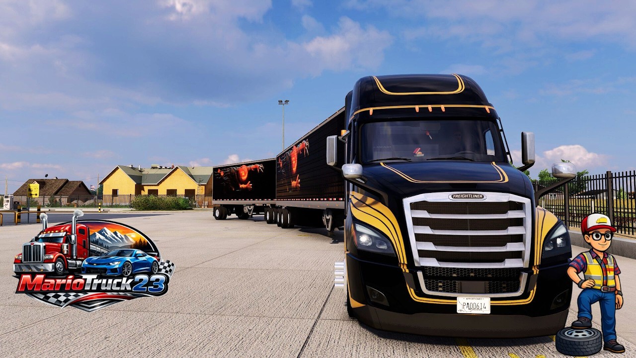 rutas por American Truck Simulator gracias por suscribirte y dejar tu like @MARIOTRUCK23