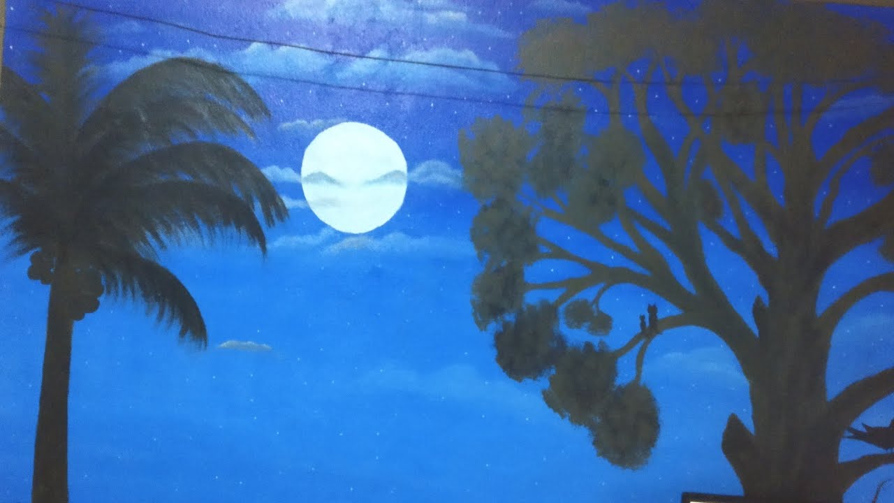 Como fazer uma paisagem na parede