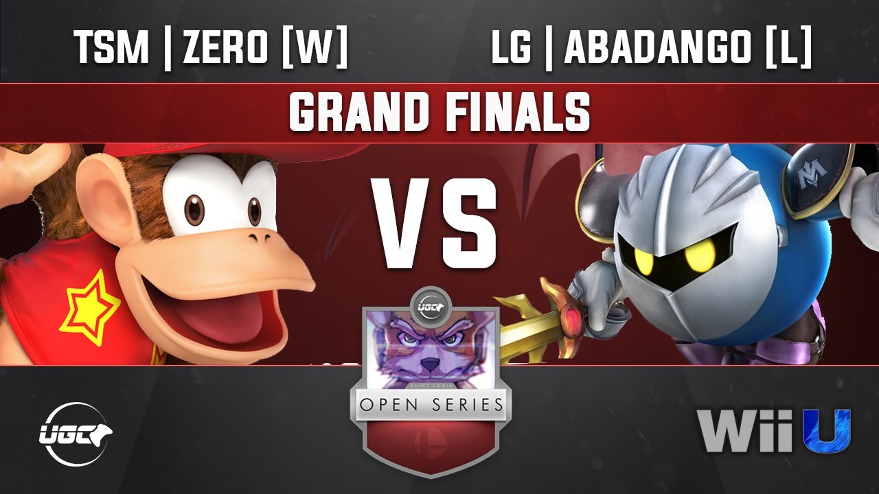 UGC Smash 4 GRAND FINALS  - TSM | ZeRo [W] (Diddy Kong) vs LG | Abadango [L] (Mewtwo, Meta Knight)