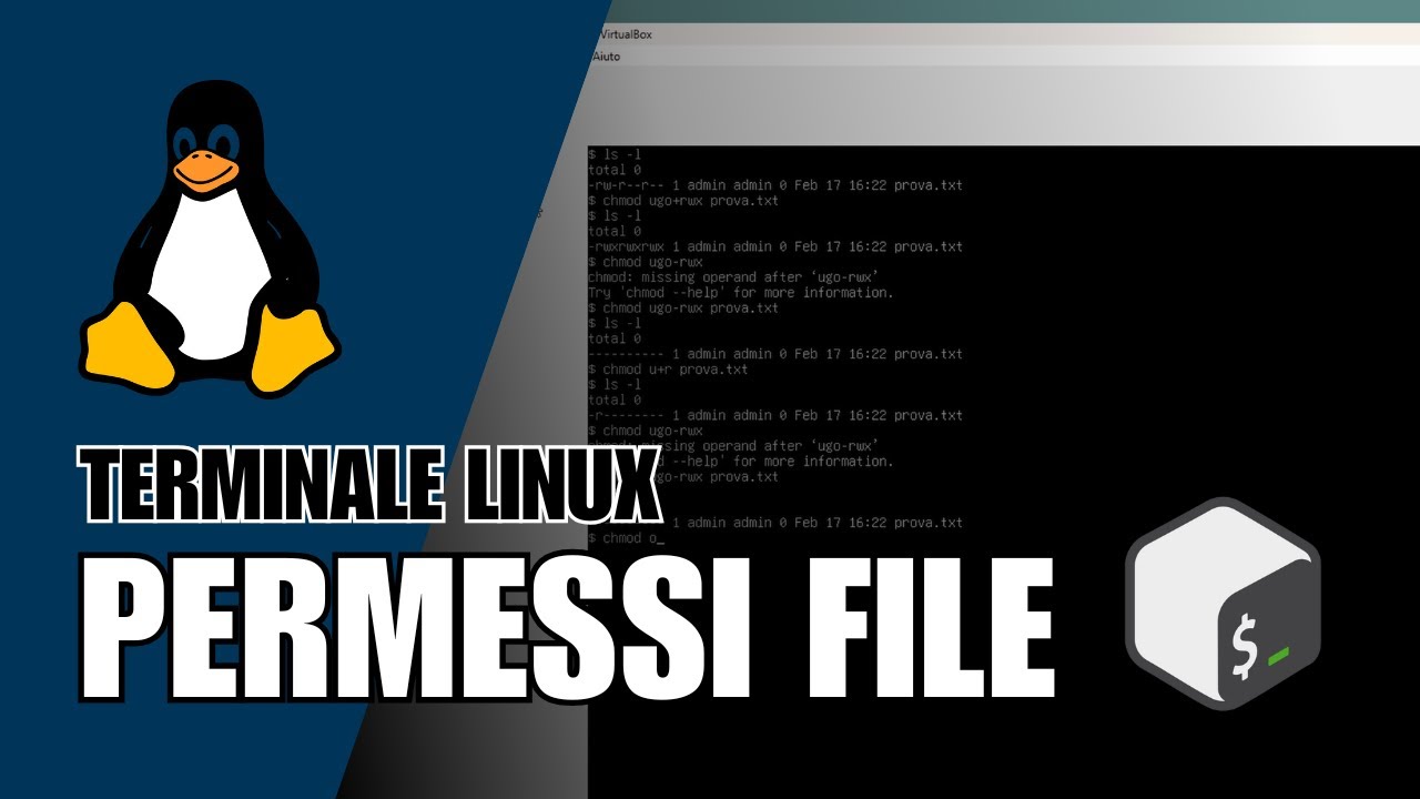 Gestire PERMESSI e PROPRIET&Agrave; dei FILE da TERMINALE LINUX