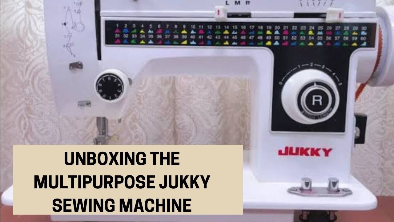 Tailoring 101: UNBOXING MY NEW SEWING  MACHINE.(JUKKY SUPER DELUXE)(MULTIPURPOSE SEWING MACHINE)