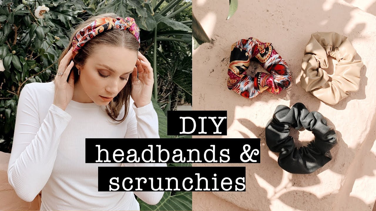TREND: DIY Headbands & Scrunchies NO-SEW // Leather, Linen & Silk | XO, MaCenna