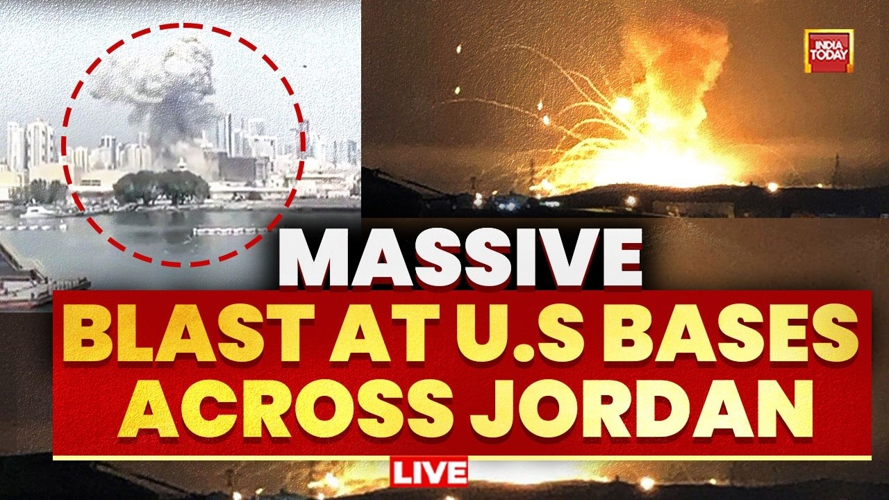 US-Iran War LIVE: Massive Blasts Reported at Jordan Bases | Iran Targets Al-Azraq & Muwaffaq Salti