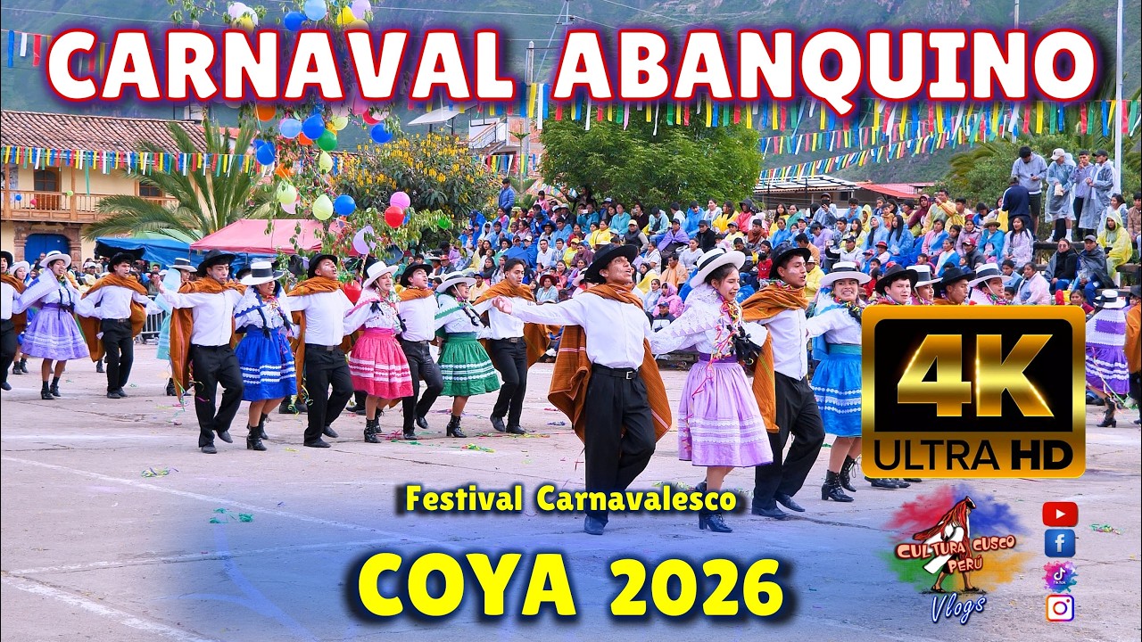 Danza CARNAVAL ABANQUINO Festival Carnavalesco COYA 2026