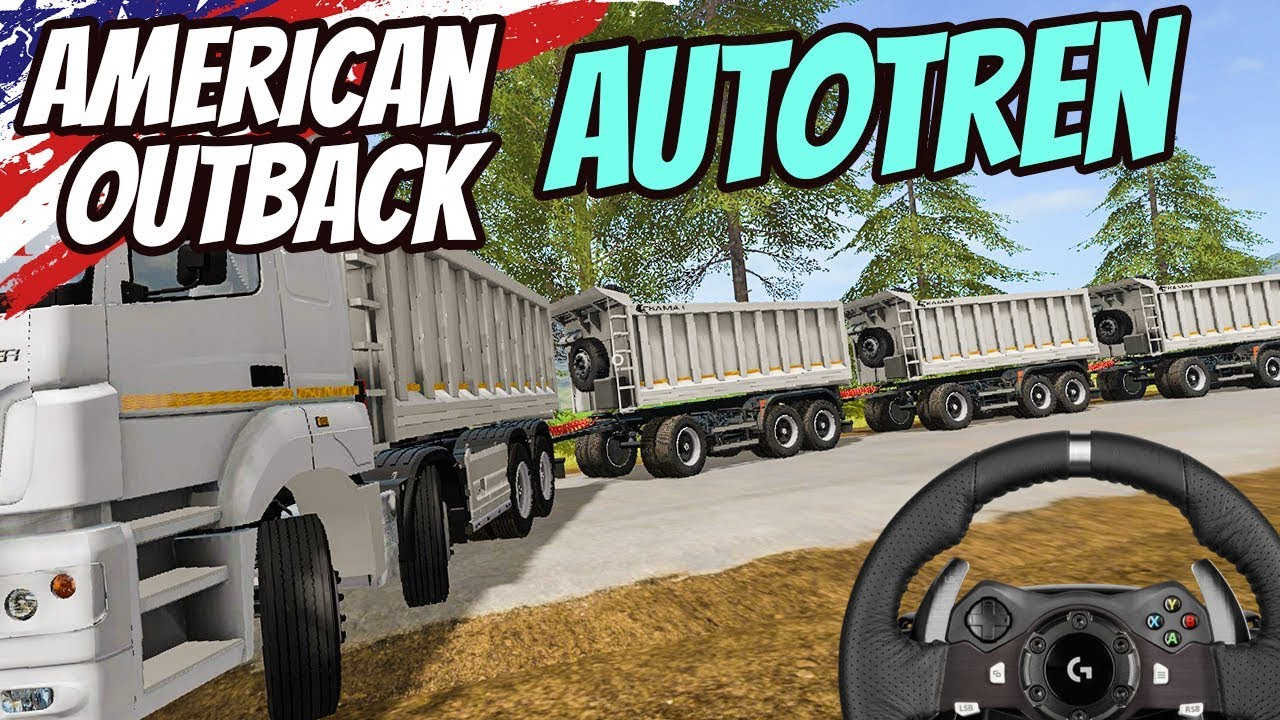 AutoTren cu 160 de TONE! FS17 American Outback