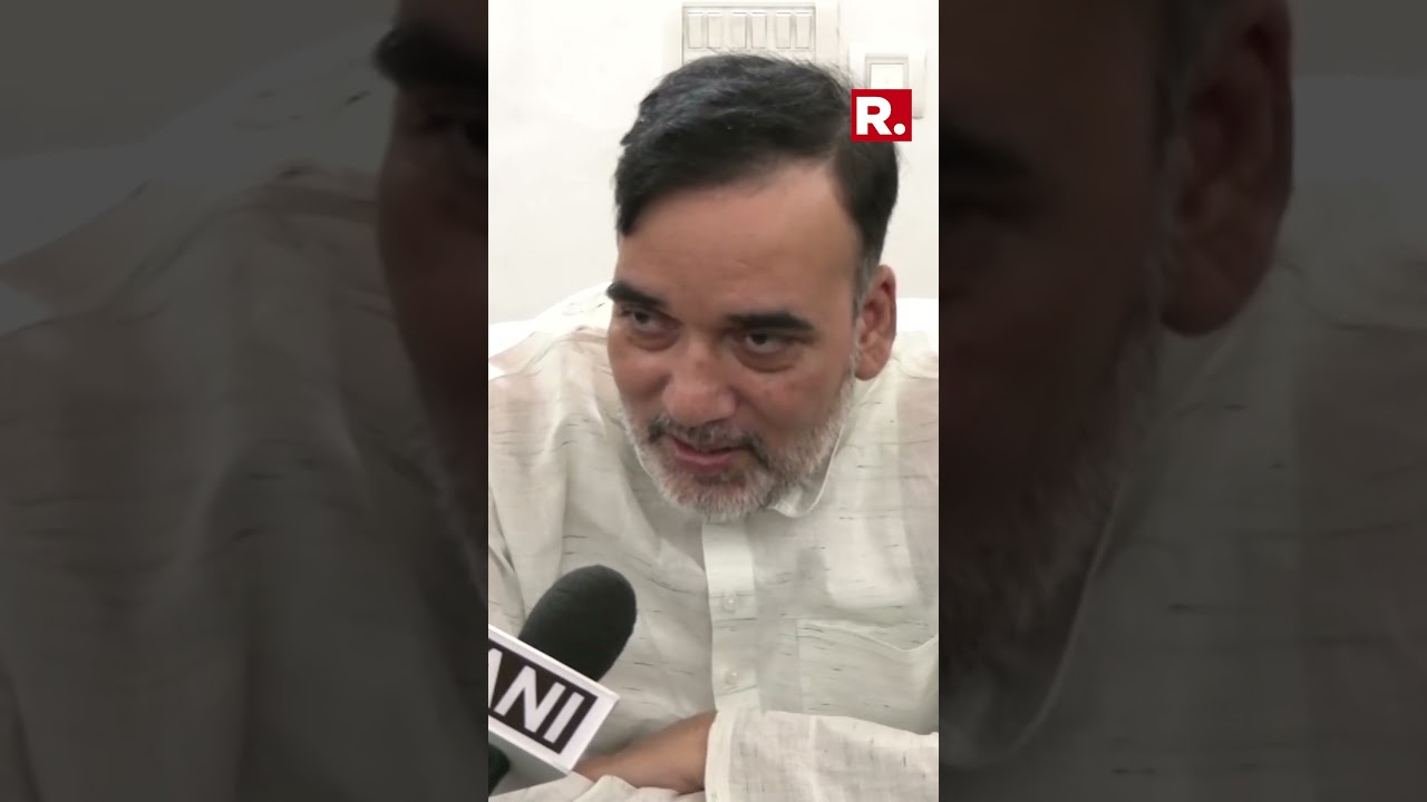 AAP leader Gopal Rai attacks BJP, Says Party Has Been Running Away From The Manipur Issue