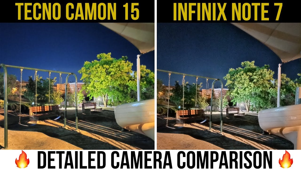 Tecno Camon 15 vs Infinix Note 7 Detailed Camera Comparison | Daylight, Lowlight & Video Samples