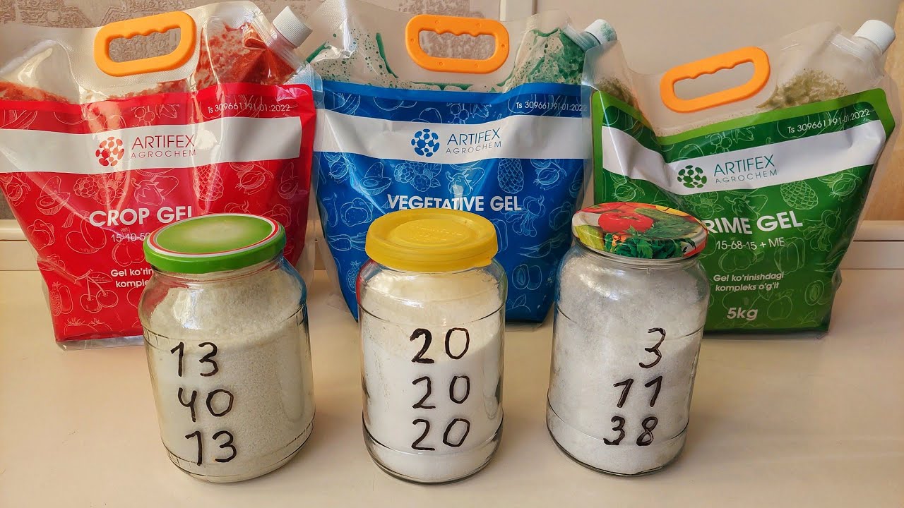 Комплекс озукалар хакида малумот. NPK нима? 20-20-20 нима? 13-40-13 нима? Artifex Agrochem 15-68-15.