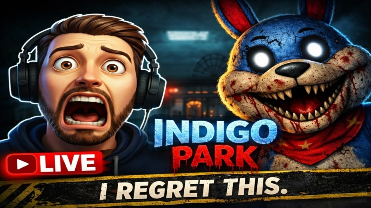 Animatronic Fox trying to kiss me? 🔴 LIVE (Indigo Park: Chapter 1)