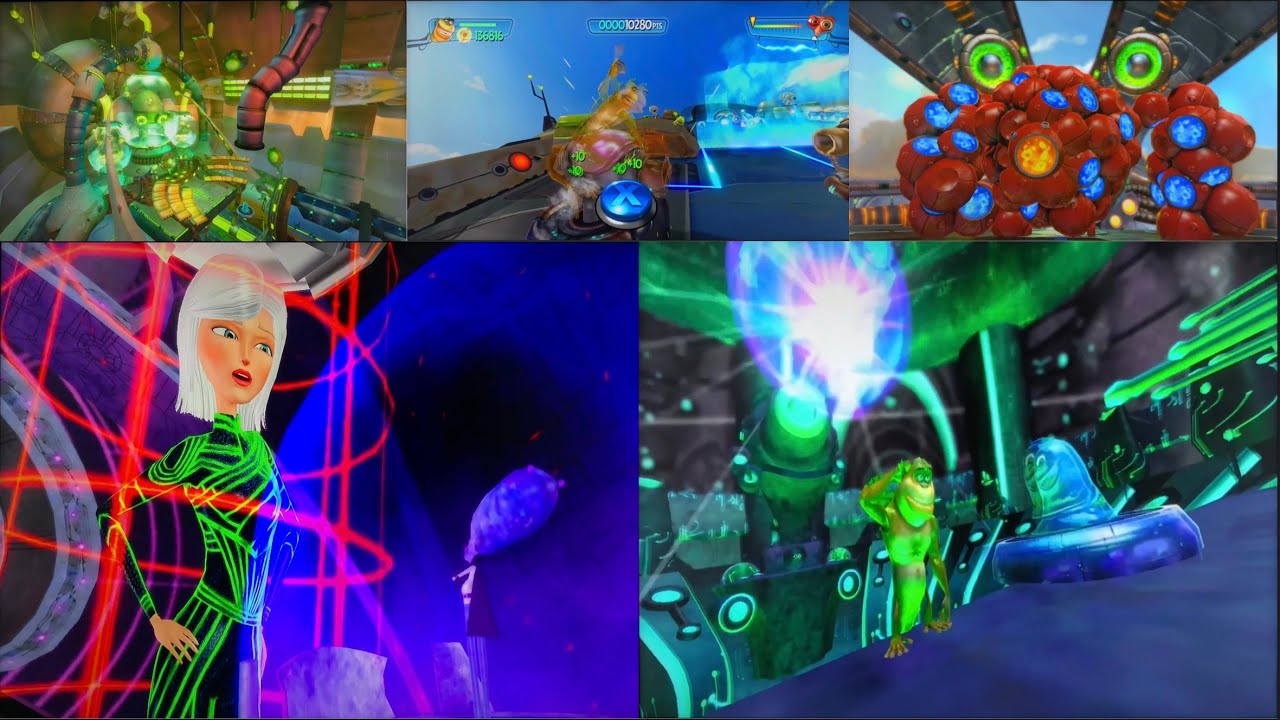 Monsters Vs Aliens Full Game Walkthrough Final Part
