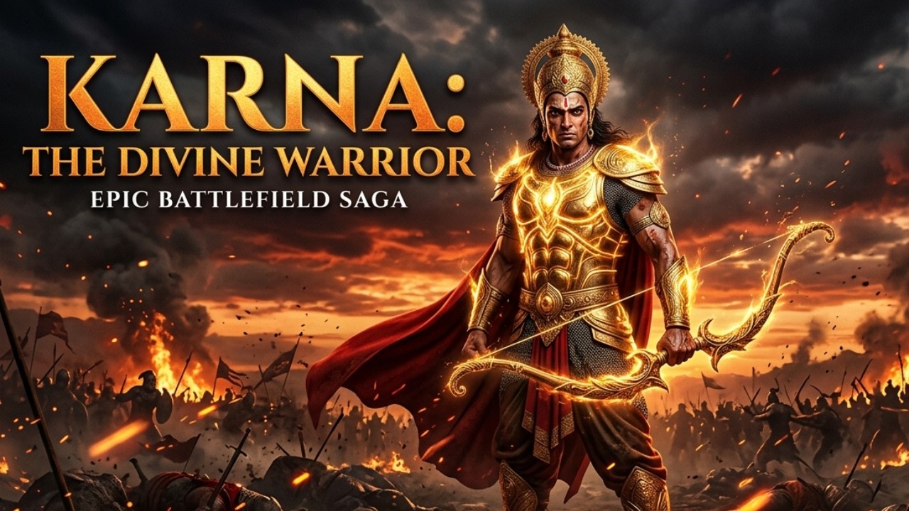 | Mahabharata Karna Story | Tamil Epic Storytelling 🎯⚔️ | 🔥 விதி வஞ்சித்த மாவீரன் – கர்ணன்