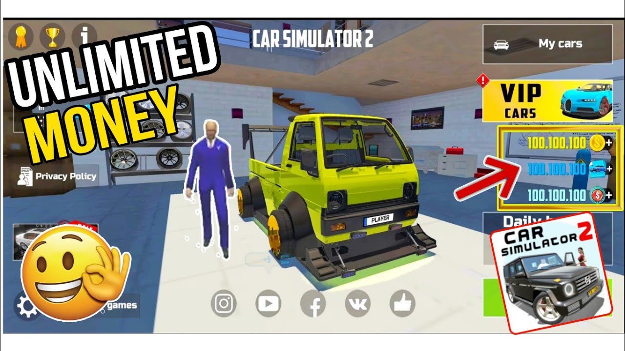CAR SIMULATOR 2 MOD LINK ALL UNLOCK 💯 - UNLIMITED MONEY || ANDROID GAMEPLAY