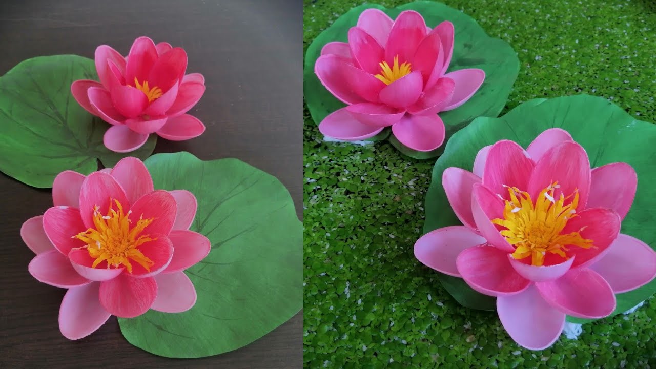 DIY Lotus Flower From Plastic Spoon|Best Out Of Waste idea| Plastic Spoon Craft Idea