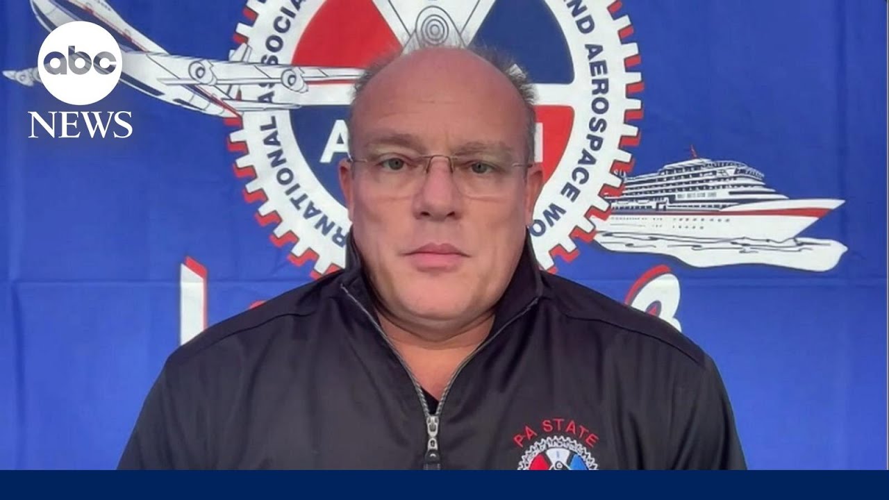 IAM Union International president Brian Bryant speaks on Boeing strikes