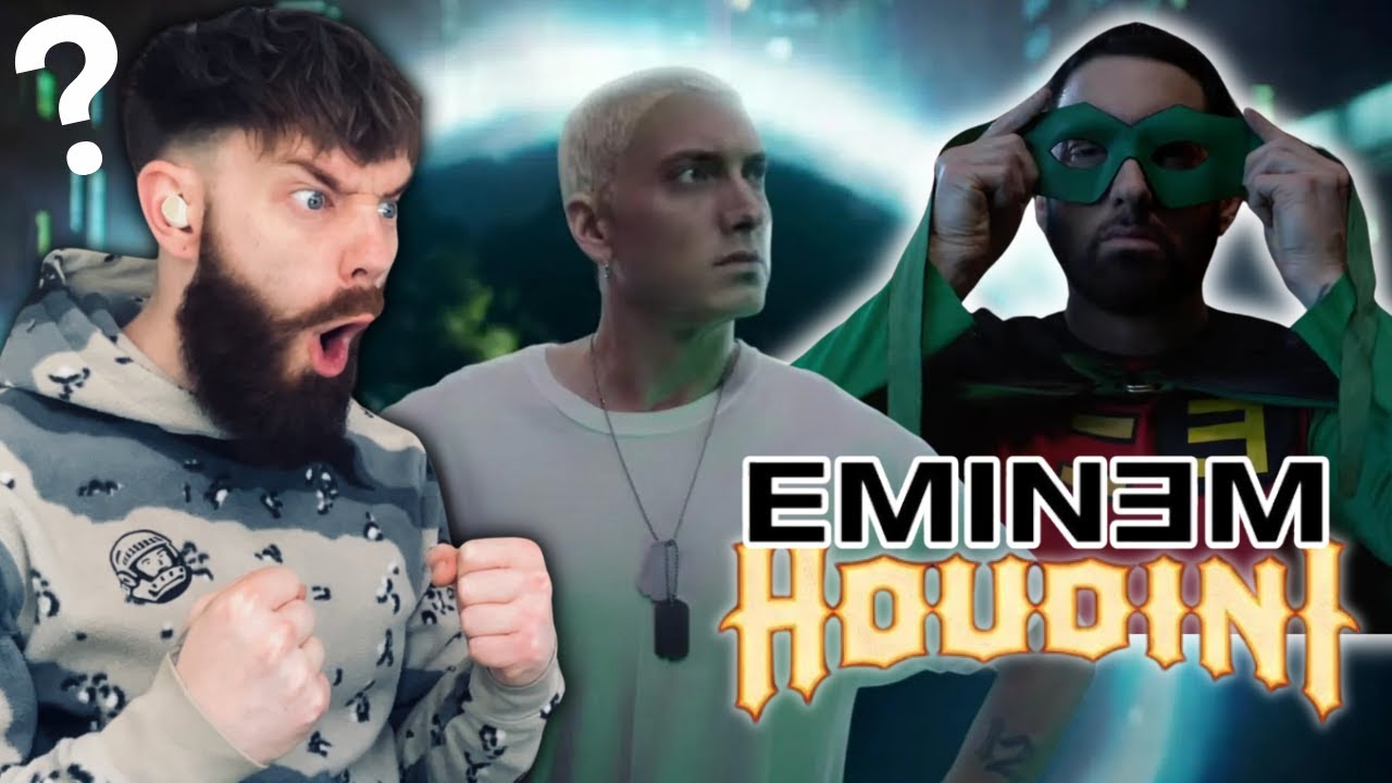 TeddyGrey Reacts to 🇺🇸 Eminem - Houdini [Official Music Video] REACTION