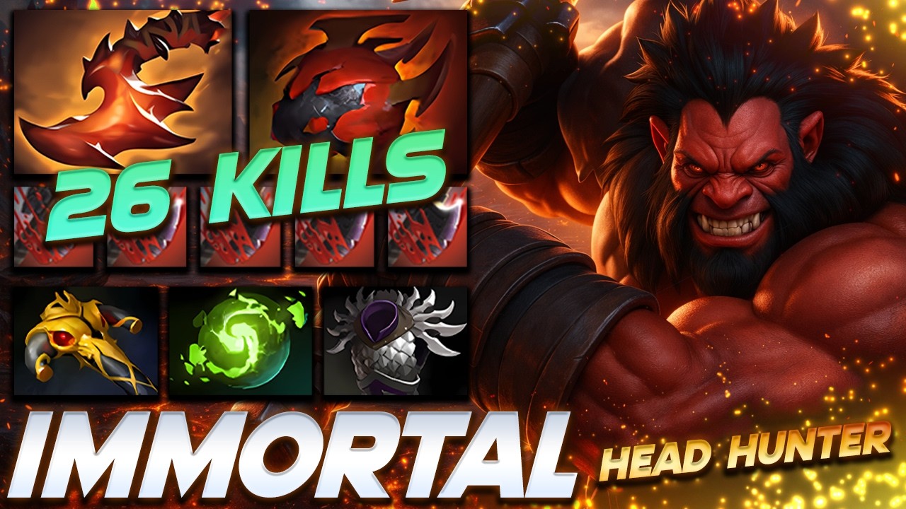 AXE HEAD HUNTER - Dota 2 Pro Gameplay [Watch & Learn]